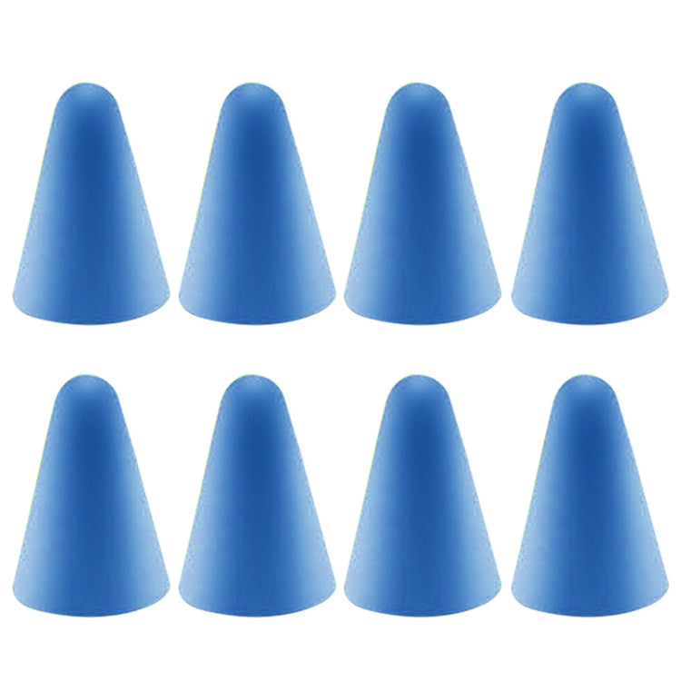 8 PCS Non-slip Mute Wear-resistant Nib Cover for Apple Pencil 1 / 2(Dark Blue) - Pencil Accessories by PMC Jewellery | Online Shopping South Africa | PMC Jewellery | Buy Now Pay Later Mobicred