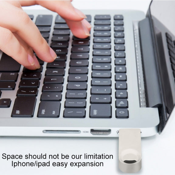 S29 3 in 1 16GB Micro USB + USB + 8 Pin Interface Metal Twister Flash Disk(Silver)