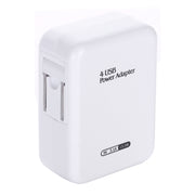 HT-CD03 15.5W 5V 3.1A 4-Port USB Wall Charger Travel Charger, US Plug
