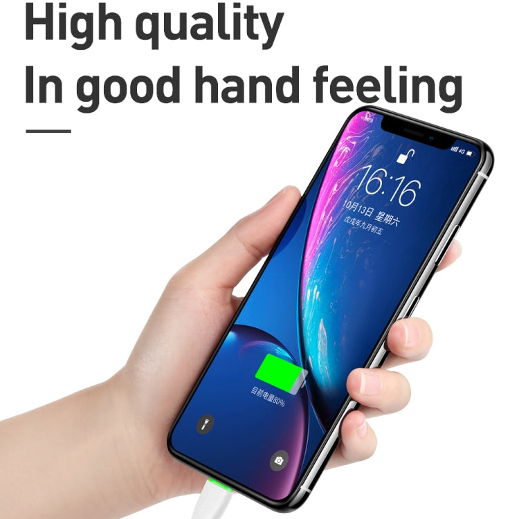 Mcdodo CA-6362 Flying Fish Series 8 Pin to USB LED Cable, Length: 1.8m(White) - free shipping - PMC Jewellery - Order now!