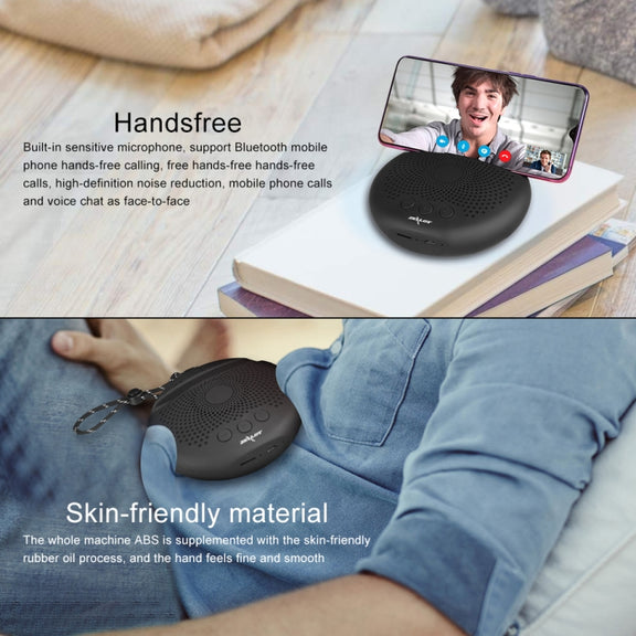 ZEALOT S24 Portable Stereo Bluetooth Speaker with Lanyard & Mobile Card Slot Holder, Supports Hands-free Call & TF Card (Dark Blue)