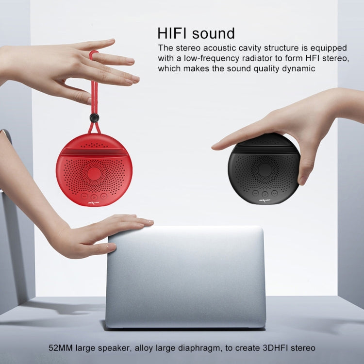 ZEALOT S24 Portable Stereo Bluetooth Speaker with Lanyard & Mobile Card Slot Holder, Supports Hands-free Call & TF Card (Dark Blue)