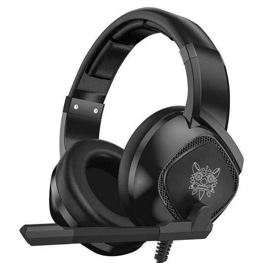 ONIKUMA K19 Single Plug Light Adjustable Gaming Headphone with Microphone(Black) - free shipping - PMC Jewellery - Order now!