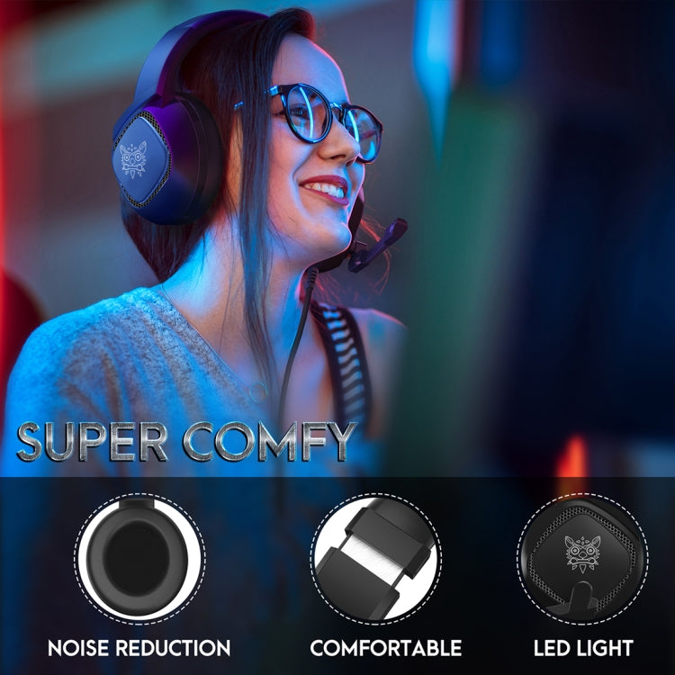 ONIKUMA K19 Single Plug Light Adjustable Gaming Headphone with Microphone(Black) - free shipping - PMC Jewellery - Order now!