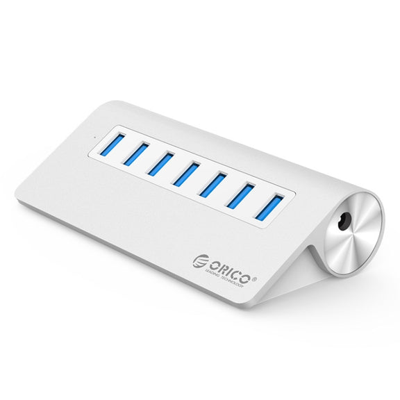 ORICO M3H7-V1 Aluminum Alloy 7 USB 3.0 Ports HUB with 30W Power Adapter