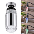 SDF-B2 1 LED ABS Temperature Sensor RGB LED Faucet Light Water Glow Shower, Size: 78 x 28mm, Interface: 22mm (Silver) - free shipping - PMC TechLife - Order now!