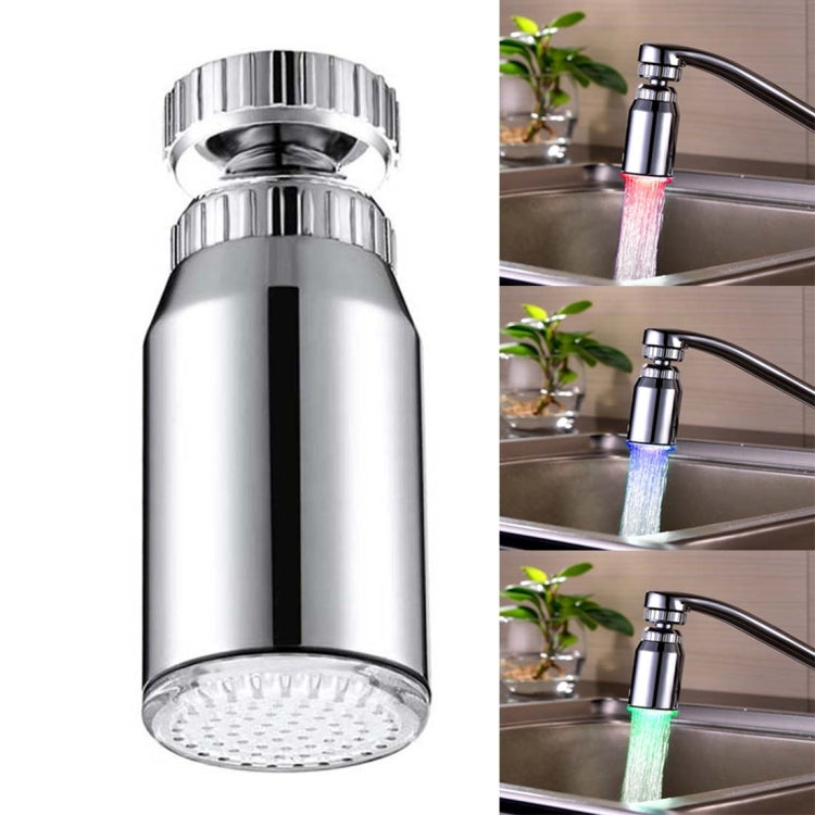 SDF2-B13 1 LED Temperature Sensor RGB LED Faucet Light Water Glow Shower, Size: 78 x 30mm, Interface: 22mm (Silver) - Shower Head by PMC TechLife | Online Shopping South Africa | PMC TechLife | Buy Now Pay Later Mobicred