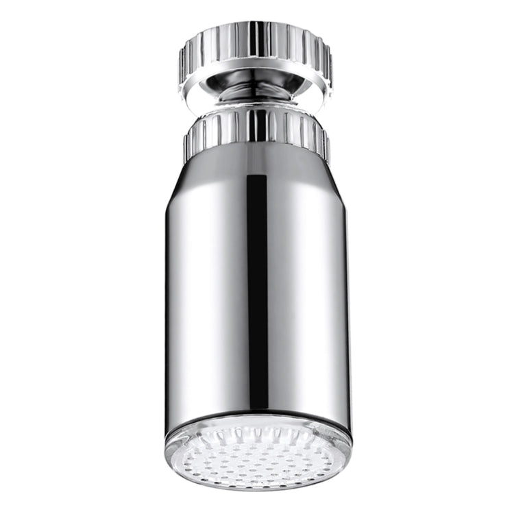 SDF2-B13 1 LED Temperature Sensor RGB LED Faucet Light Water Glow Shower, Size: 78 x 30mm, Interface: 22mm (Silver)