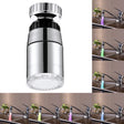 SDF-B9 1 LED ABS Colorful Change LED Faucet Light Water Glow Shower, Size: 58 x 28mm, Interface: 22mm (Silver) - Shower Head by PMC TechLife | Online Shopping South Africa | PMC TechLife | Buy Now Pay Later Mobicred