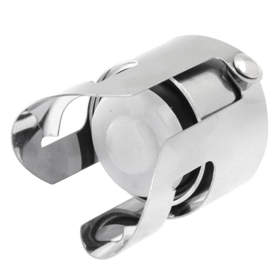 5 PCS Novel Stainless Steel Champagne Wine Bottle Stopper (Silver)