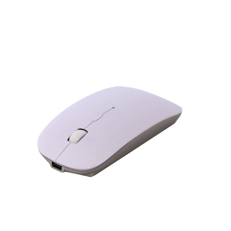 MC-008 Bluetooth 3.0 Battery Charging Wireless Mouse for Laptops and Android System Mobile Phone (White) - Wireless Mice by PMC Jewellery | Online Shopping South Africa | PMC Jewellery | Buy Now Pay Later Mobicred
