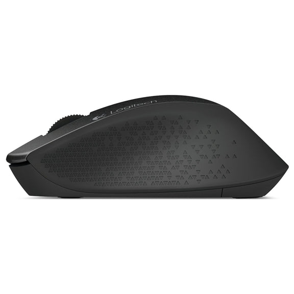 Logitech MK345 Wireless Full-size Keyboard + 2.4GHz 1000DPI Wireless Optical Mouse Set with Nano Receiver(Black)