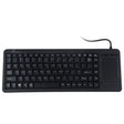 DS-8800 PS / 2 Interface Prevent Water Splashing Laser Engraving Character One-piece Wired Touchpad Keyboard, Length: 1.5m - Wired Keyboard by PMC TechLife | Online Shopping South Africa | PMC TechLife | Buy Now Pay Later Mobicred