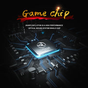HXSJ A867 USB 6400DPI Four-speed Adjustable RGB Illuminate Wired E-sport Gaming Mouse, Length: 1.5m