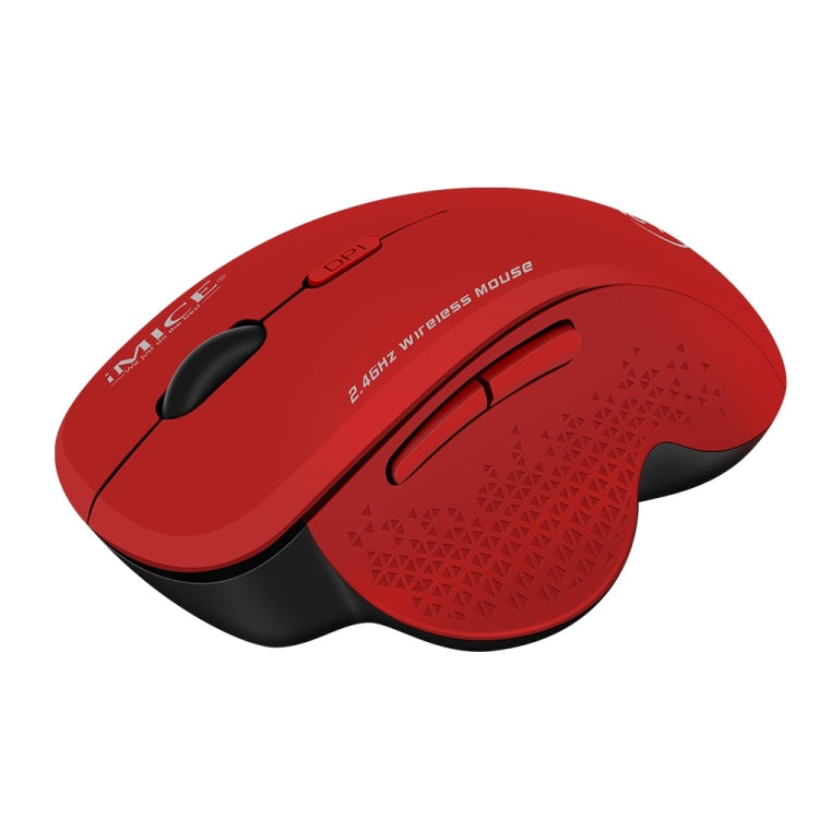 iMICE G6 Wireless Mouse 2.4G Office Mouse 6-button Gaming Mouse(Red) - free shipping - PMC Jewellery - Order now!