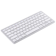 WB-8022 Ultra-thin Wireless Bluetooth Keyboard for iPad, Samsung, Huawei, Xiaomi, Tablet PCs or Smartphones, Ko Language Keys(Silver)