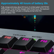 Logitech G913 TKL Wireless RGB Mechanical Gaming Keyboard (GL-Tactile)(White)