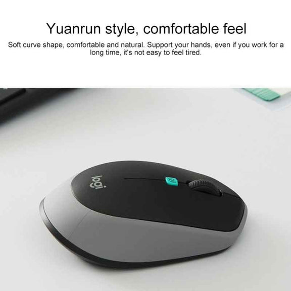 Logitech Voice M380 4 Buttons Smart Voice Input Wireless Mouse (Black)