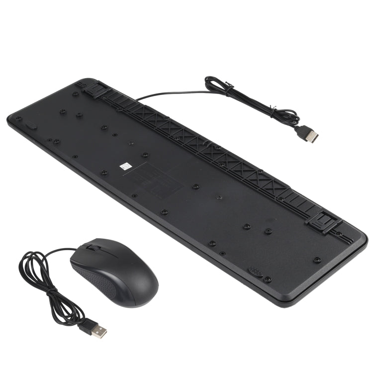 KB-8377 USB Wired Keyboard Mouse Set (Black)