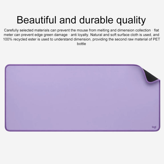 Logitech Keyboard Mouse Desk Mat Pad (Pink)