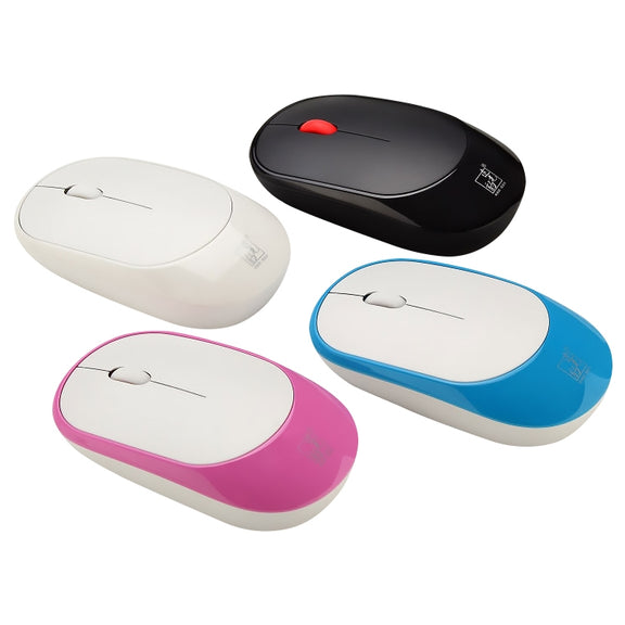 ZGB 360 2.4G Computer Laptop Wireless Chargeable Mini Mouse 1000dpi(Black)