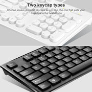 ZGB S500 Square Keycap Wired Keyboard + Mouse Set (Black)
