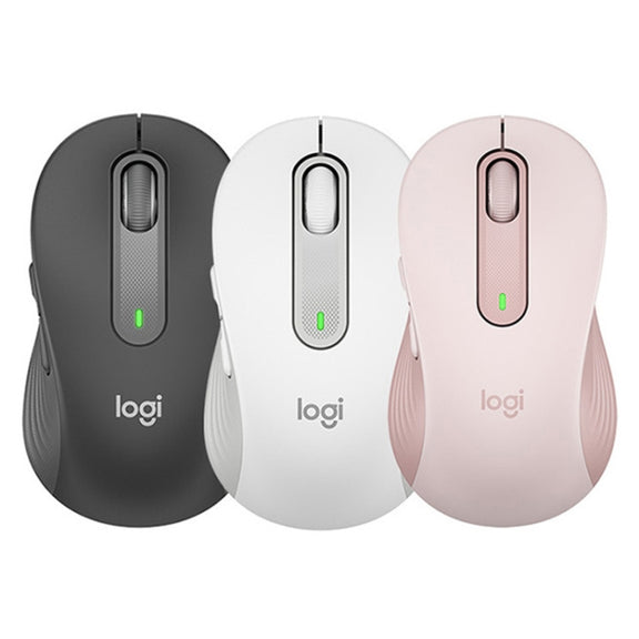 Logitech M650 5-keys 2000 DPI Wireless Bluetooth Silent Mouse (Pink)