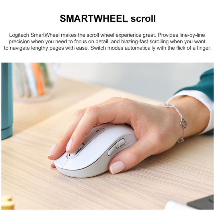 Logitech M650 5-keys 2000 DPI Wireless Bluetooth Silent Mouse (Pink) - free shipping - PMC Jewellery - Order now!
