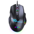 MKESPN X10 9-Buttons RGB Wired Full Speed Macro Definition Gaming Mouse - Wired Mice by MKESPN | Online Shopping South Africa | PMC TechLife | Buy Now Pay Later Mobicred