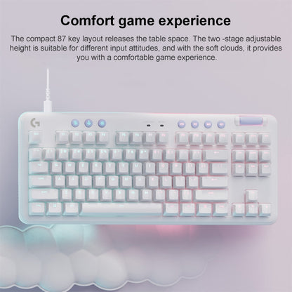 Logitech Aurora G713 RGB Wired Game E-sports 87-key Mechanical Keyboard with Palm Support, Tea Shaft - free shipping - PMC Jewellery - Order now!