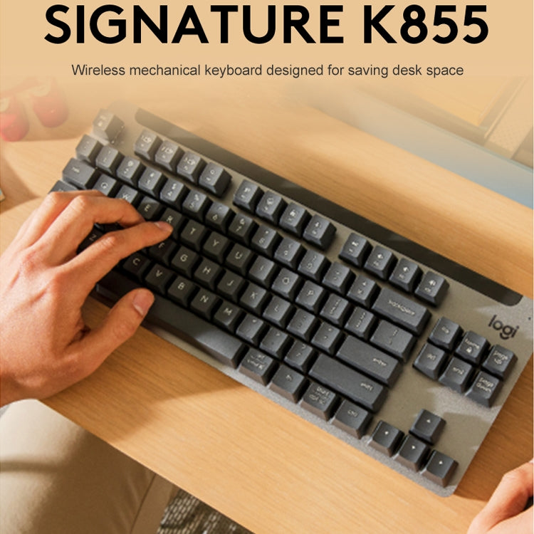 Logitech K855 Wireless Bluetooth Dual Mode Silent Mechanical Keyboard (Black) - free shipping - PMC Jewellery - Order now!