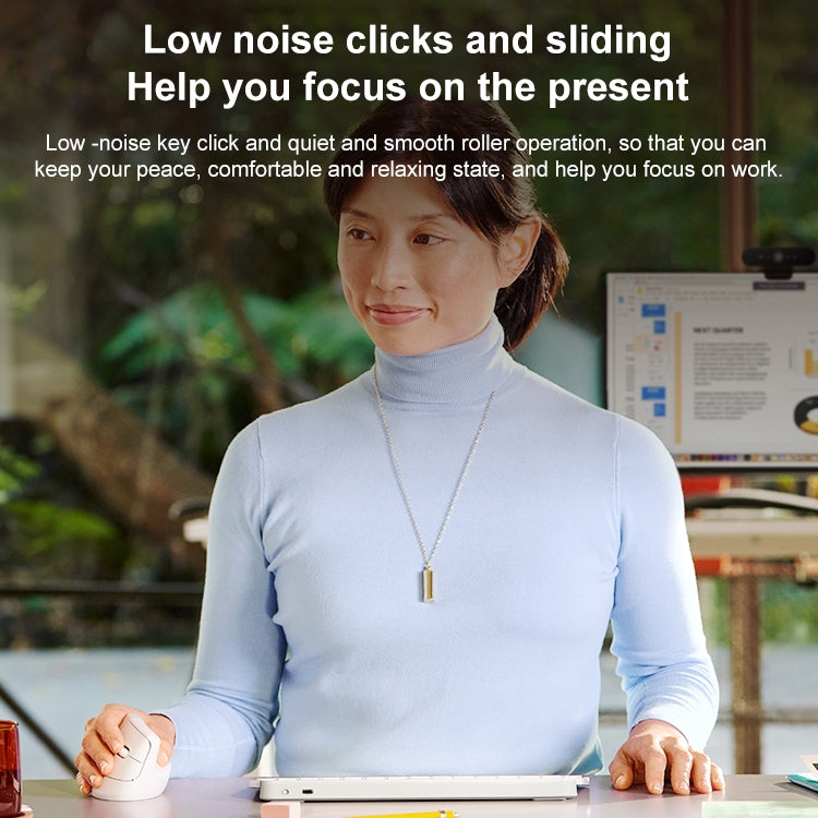 Logitech Lift Vertical 1000DPI 2.4GHz Ergonomic Wireless Bluetooth Dual Mode Mouse (Black) - free shipping - PMC Jewellery - Order now!