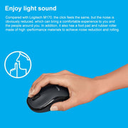 Logitech M220 1200DPI 2.4GHz Ergonomic Wireless Mouse (Red)