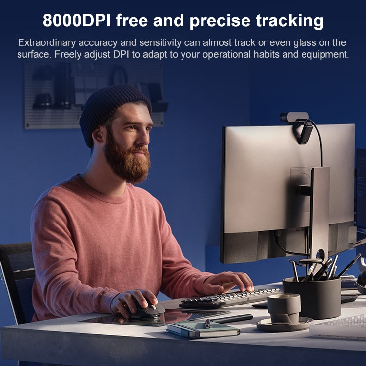 Logitech MX Master 3s 8000DPI 2.4GHz Ergonomic Wireless Bluetooth Dual Mode Mouse (Black) - free shipping - PMC Jewellery - Order now!