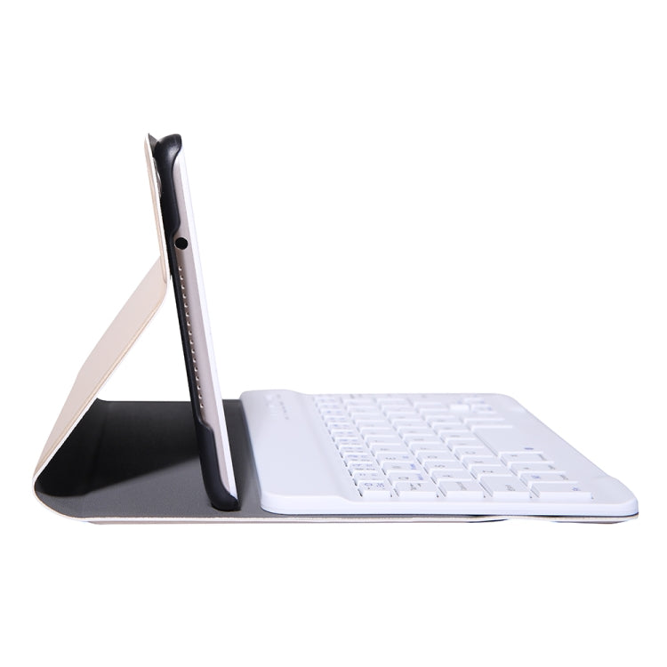 A0M5 Detachable Bluetooth Keyboard + Ultrathin Horizontal Flip Leather Tablet Case for Huawei MediaPad M5 & Honor Tab 5 8 inch, with Holder(Gold) - Huawei Keyboard by PMC TechLife | Online Shopping South Africa | PMC TechLife