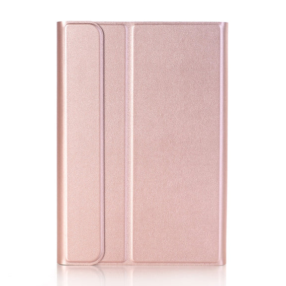 A0M5 Detachable Bluetooth Keyboard + Ultrathin Horizontal Flip Leather Tablet Case for Huawei MediaPad M5 & Honor Tab 5 8 inch, with Holder(Rose Gold)
