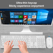 ZGB 8820 Candy Color Wireless Keyboard + Mouse Set (Black)