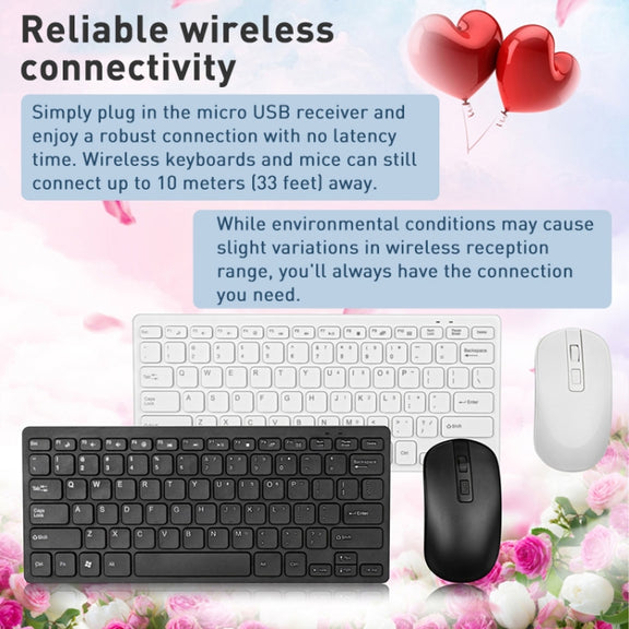 MC Saite K05 Wireless Mouse + Keyboard Set (Black)