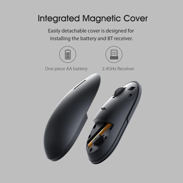 Original Xiaomi 2.4GHz 125HZ 1000DPI Rechargeable Ultra-thin Computer Mouse 2(White) - Wireless Mice by Xiaomi | Online Shopping South Africa | PMC TechLife | Buy Now Pay Later Mobicred