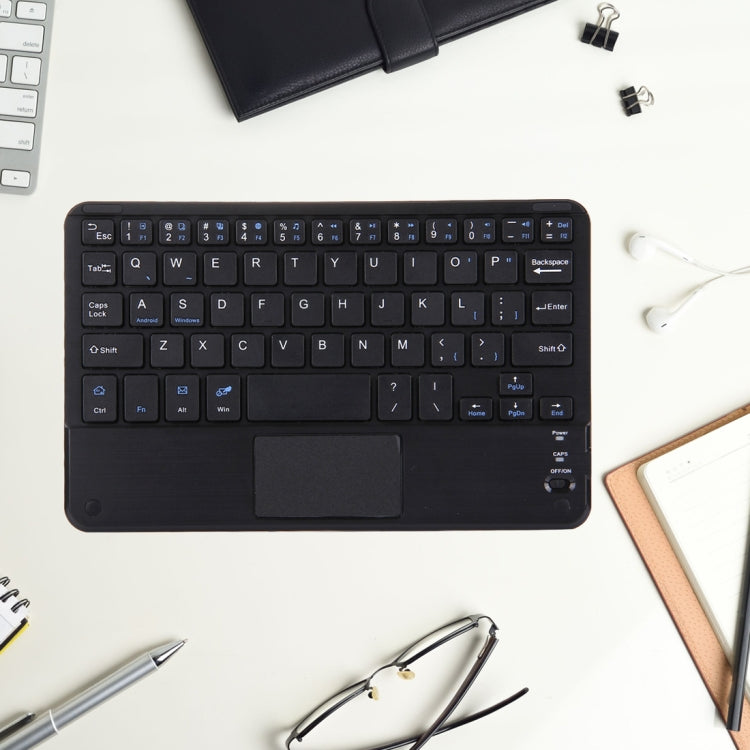 Bluetooth Wireless Keyboard with Touch Panel, Compatible with All Android & Windows 9 inch Tablets with Bluetooth Functions(Black) - Universal Keyboard by PMC TechLife | Online Shopping South Africa | PMC TechLife