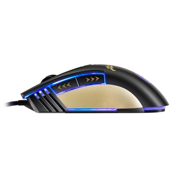 Apedra iMICE A5 High Precision Gaming Mouse LED four color controlled breathing light USB 7 Buttons 3200 DPI Wired Optical Gaming Mouse for Computer PC Laptop(Black) - Wired Mice by iMICE | Online Shopping South Africa | PMC Jewellery | Buy Now Pay Later Mobicred