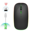 HXSJ M40 4 Key 2.4G Colorful Wireless Silent Mouse (Black) - Wireless Mice by HXSJ | Online Shopping South Africa | PMC TechLife | Buy Now Pay Later Mobicred