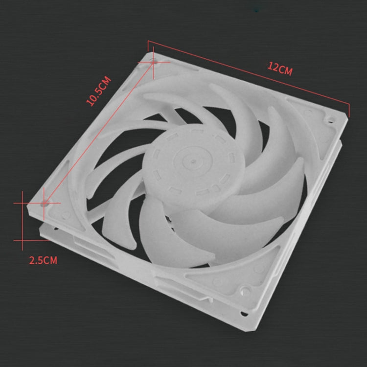 F140 Computer CPU Radiator Cooling Fan (Black)