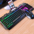 YINDIAO V2 Silent Mechanical Feel Gaming Keyboard Mouse Set (Black) - free shipping - PMC TechLife - Order now!