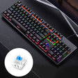 YINDIAO Classic Square Keys Mixed Light USB Mechanical Gaming Wired Keyboard, Blue Shaft (Black) - Wired Keyboard by YINDIAO | Online Shopping South Africa | PMC TechLife | Buy Now Pay Later Mobicred