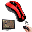 PR-01 6D Gyroscope Fly Air Mouse 2.4G USB Receiver 1600 DPI Wireless Optical Mouse for Computer PC Android Smart TV Box (Red + Black) - Wireless Mice by PMC TechLife | Online Shopping South Africa | PMC TechLife | Buy Now Pay Later Mobicred