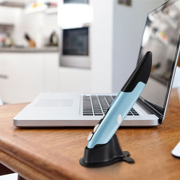 PR-03 2.4G USB Receiver Adjustable 1600 DPI Wireless Optical Pen Mouse for Computer PC Laptop Drawing Teaching (Blue) - Wireless Mice by PMC Jewellery | Online Shopping South Africa | PMC Jewellery | Buy Now Pay Later Mobicred