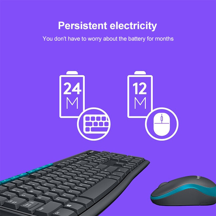 Logitech MK275 USB Wireless Keyboard Mouse Set - free shipping - PMC Jewellery - Order now!