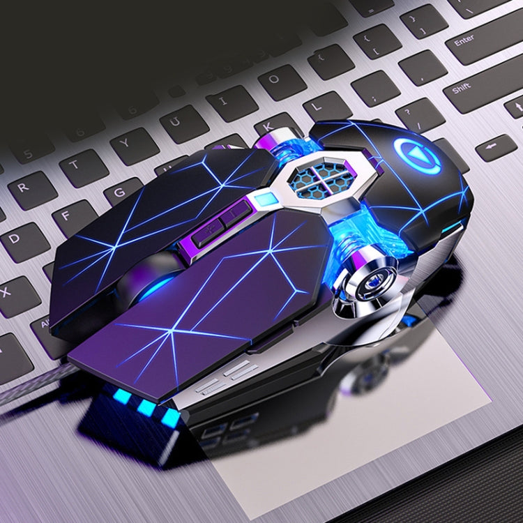YINDIAO 3200DPI 4-modes Adjustable 7-keys RGB Light Wired Gaming Mechanical Mouse, Style: Silent Version(Black) - free shipping - PMC Jewellery - Order now!