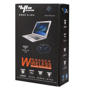 2.4GHz USB Receiver Adjustable 1200 DPI Wireless Optical Mouse for Computer PC Laptop (Black)